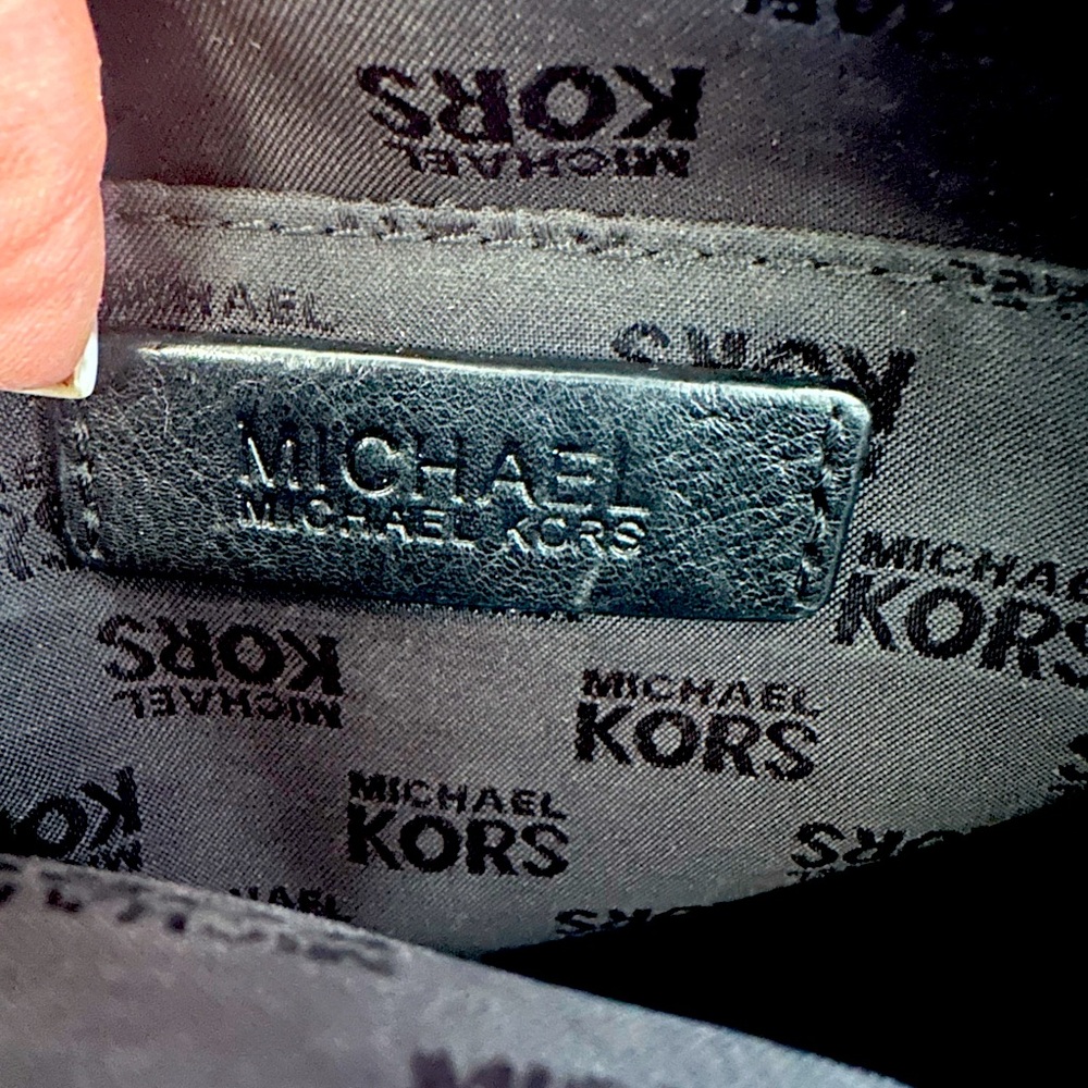 Michael Kors canvas Travel Purse